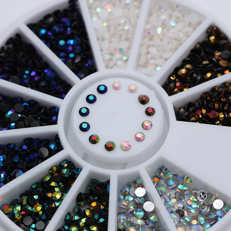 1 Box Flat Back Rhinestones Nail Studs Rivet Beads Round Manicure 3D Nail Art Decoration
1 Box Flat Back Rhinestones Nail Studs Rivet Beads Round Manicure 3D Nail Art Decoration