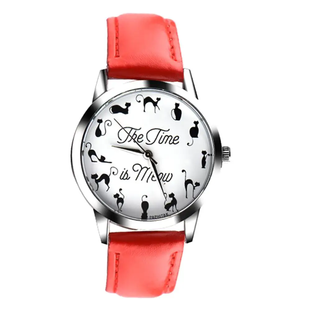 Sanwood Novelty Cat Letter Dial Quartz Moment Faux Leather Band Couples Wrist Watch new
Sanwood Novelty Cat Letter Dial Quartz Moment Faux Leather Band Couples Wrist Watch new