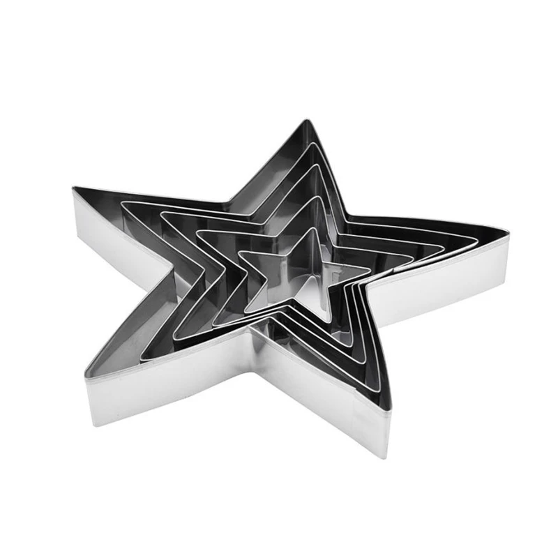 2018 New Stainless Steel Cake Biscuit Cookie Cutter Mold DIY Baking Pastry Tool Easy operation Lightweigh Hot C0404#30 2