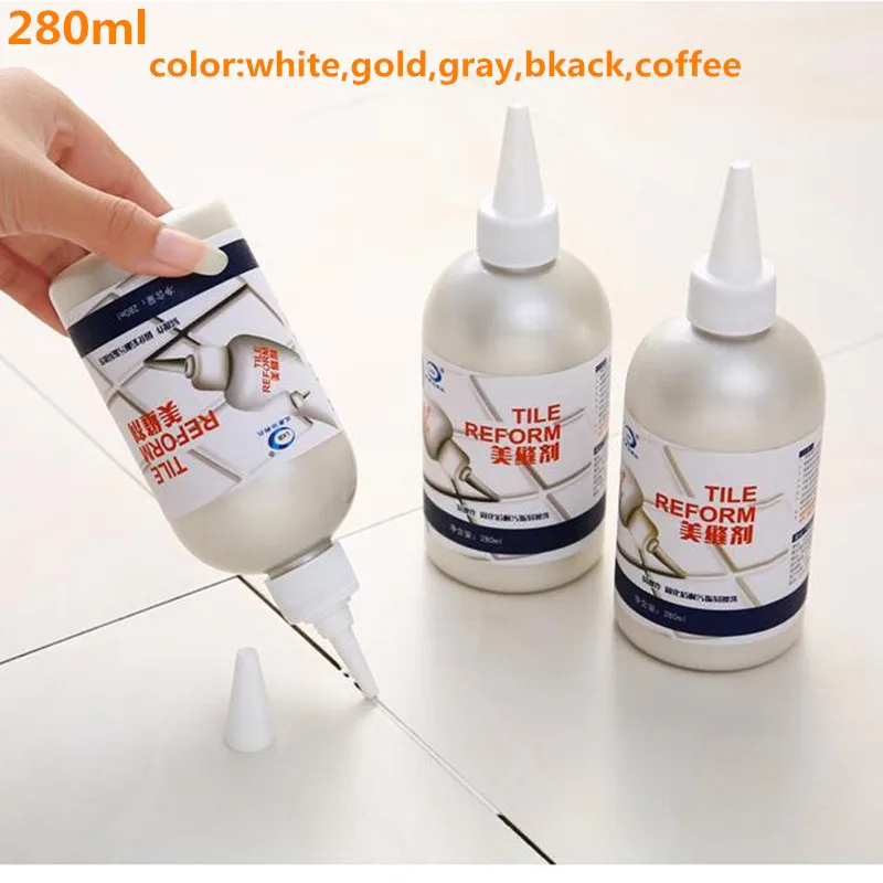 280ml epoxy grouts beautiful Sealant floor Waterproof mouldproof gap filling agent Tile Sealer Repair Glue drop shipping 11.29
280ml epoxy grouts beautiful Sealant floor Waterproof mouldproof gap filling agent Tile Sealer Repair Glue drop shipping 11.29