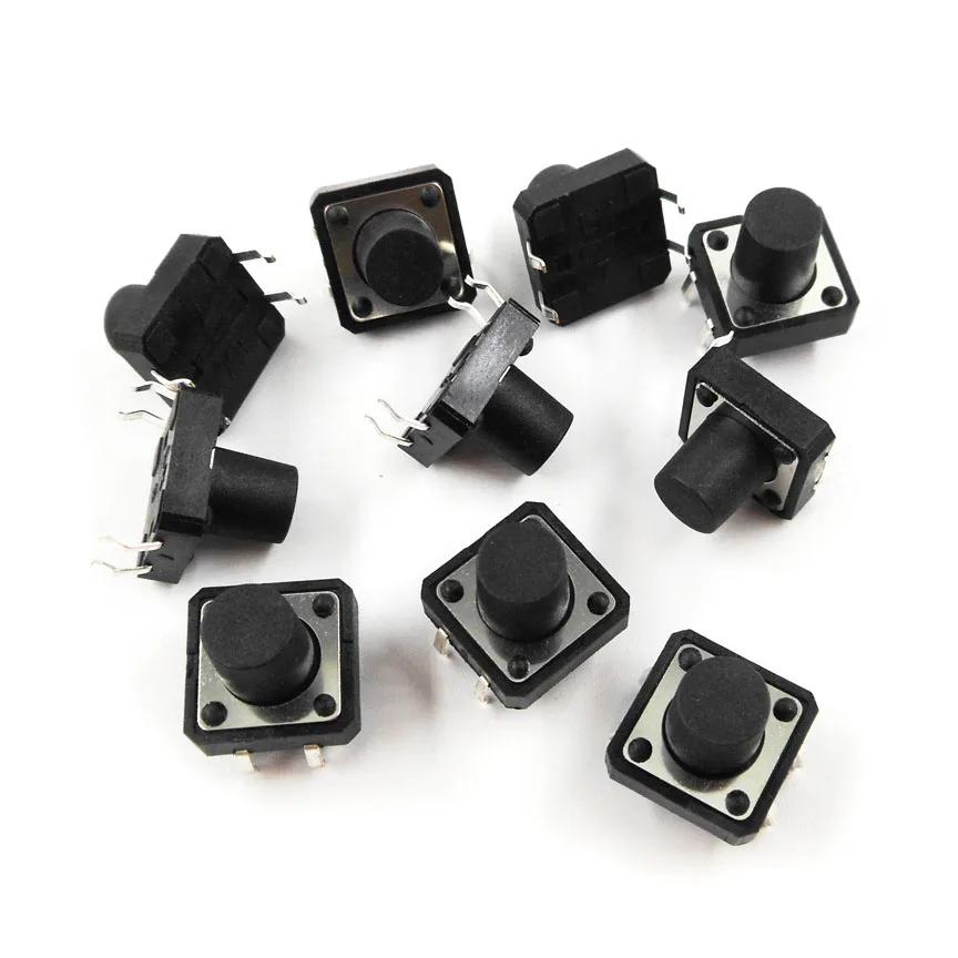 JOYING LIANG (500000 Times Life) 12*12*10MM Touch Switch 4-pin Micro Button Switch Four-pin 12x12x10mm Copper Foot 10PCS
JOYING LIANG (500000 Times Life) 12*12*10MM Touch Switch 4-pin Micro Button Switch Four-pin 12x12x10mm Copper Foot 10PCS