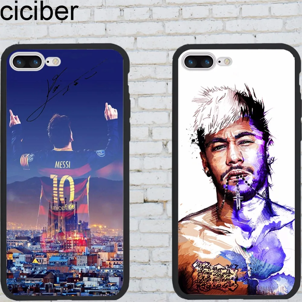 ciciber Football Messi Neymar Psg phone case cover For iphone 7 6 6S 8 plus X Silicone Hard PC Hybrid Fundas
ciciber Football Messi Neymar Psg phone case cover For iphone 7 6 6S 8 plus X Silicone Hard PC Hybrid Fundas