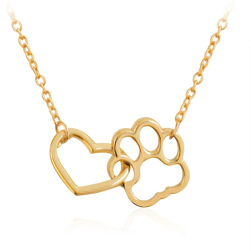 Love Heart Alloy Pug Dog Claw Necklace Bulldog Animal Pendant Dog Lover Gifts Necklace Jewelry Accessories
Love Heart Alloy Pug Dog Claw Necklace Bulldog Animal Pendant Dog Lover Gifts Necklace Jewelry Accessories
