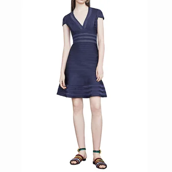 2017 New Summer Women Bandage Dress Short Sleeve Knee Length Celebrity Party Dresses Sexy V Neck Night Out Boycon Dress Vestidos
2017 New Summer Women Bandage Dress Short Sleeve Knee Length Celebrity Party Dresses Sexy V Neck Night Out Boycon Dress Vestidos
