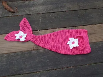Baby Mermaid Tail Cocoon Baby Costume Outfit Photo Prop Girls Clothing