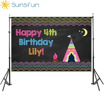 Sunsfun Baby Girl Tent Photography Backdrop Moon Stars Happy Birthday Background Chalkboard Wave Fires Fond Photographie
Sunsfun Baby Girl Tent Photography Backdrop Moon Stars Happy Birthday Background Chalkboard Wave Fires Fond Photographie