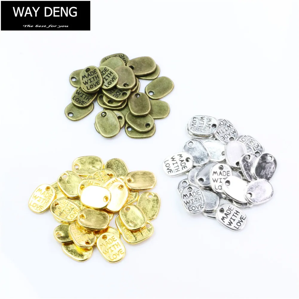 Pack of 50 "Handmade" Engraved Mini Tag Charms 11x8 MM Bracelet Necklace Pendant DIY Jewelry Making Accessories - YJF017
Pack of 50 "Handmade" Engraved Mini Tag Charms 11x8 MM Bracelet Necklace Pendant DIY Jewelry Making Accessories - YJF017