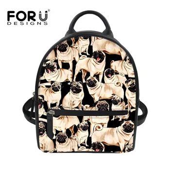 FORUDESIGNS Cute Pugs Pu Knapsack For Collage Girls Pet Dogs School Mini Backpacks High Quality Leather Tourist Women's Rucksack
FORUDESIGNS Cute Pugs Pu Knapsack For Collage Girls Pet Dogs School Mini Backpacks High Quality Leather Tourist Women's Rucksack