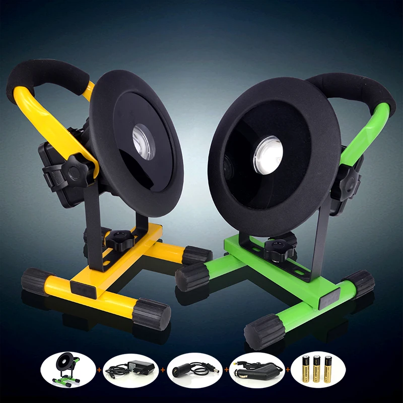 2015 New 30W Portable Rechargeable LED Flood light Spot Work Light 3 mode font b Power