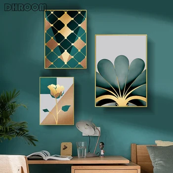 Posters and Prints Golden Modern Minimalistic Wall Art Geometric Floral Abstract Canvas Painting Nordic Decorative Painting
Posters and Prints Golden Modern Minimalistic Wall Art Geometric Floral Abstract Canvas Painting Nordic Decorative Painting