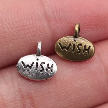 WYSIWYG 12pcs 10x10mm Antique Silver Color Antique Bronze Wish Tag Charms Wish Charms For Jewelry Making Double Sided Wish Charm
WYSIWYG 12pcs 10x10mm Antique Silver Color Antique Bronze Wish Tag Charms Wish Charms For Jewelry Making Double Sided Wish Charm
