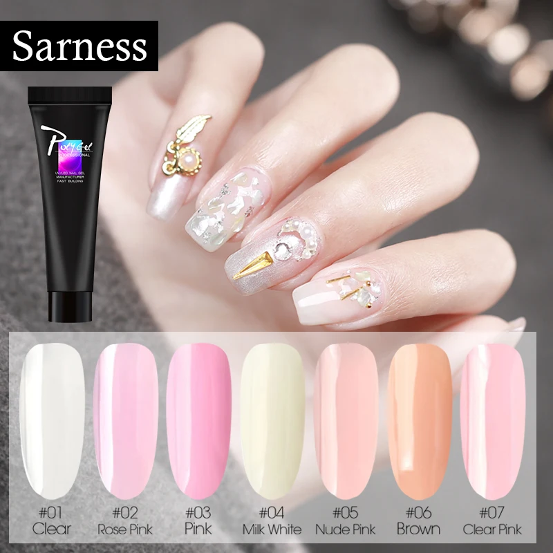 Sarness Soak Off Poly Gel UV Acryl Gel Camouflage UV LED Hard Builder Gel 9color Quick Building Finger Extension Nail Gel
Sarness Soak Off Poly Gel UV Acryl Gel Camouflage UV LED Hard Builder Gel 9color Quick Building Finger Extension Nail Gel