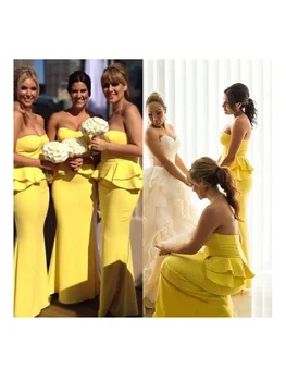 Yellow In Stock Bridesmaids Dresses Sweetheart Long Wedding Party Dress Plus Size Party Maid of Honors Bridesmaids Dress Cheap
Yellow In Stock Bridesmaids Dresses Sweetheart Long Wedding Party Dress Plus Size Party Maid of Honors Bridesmaids Dress Cheap