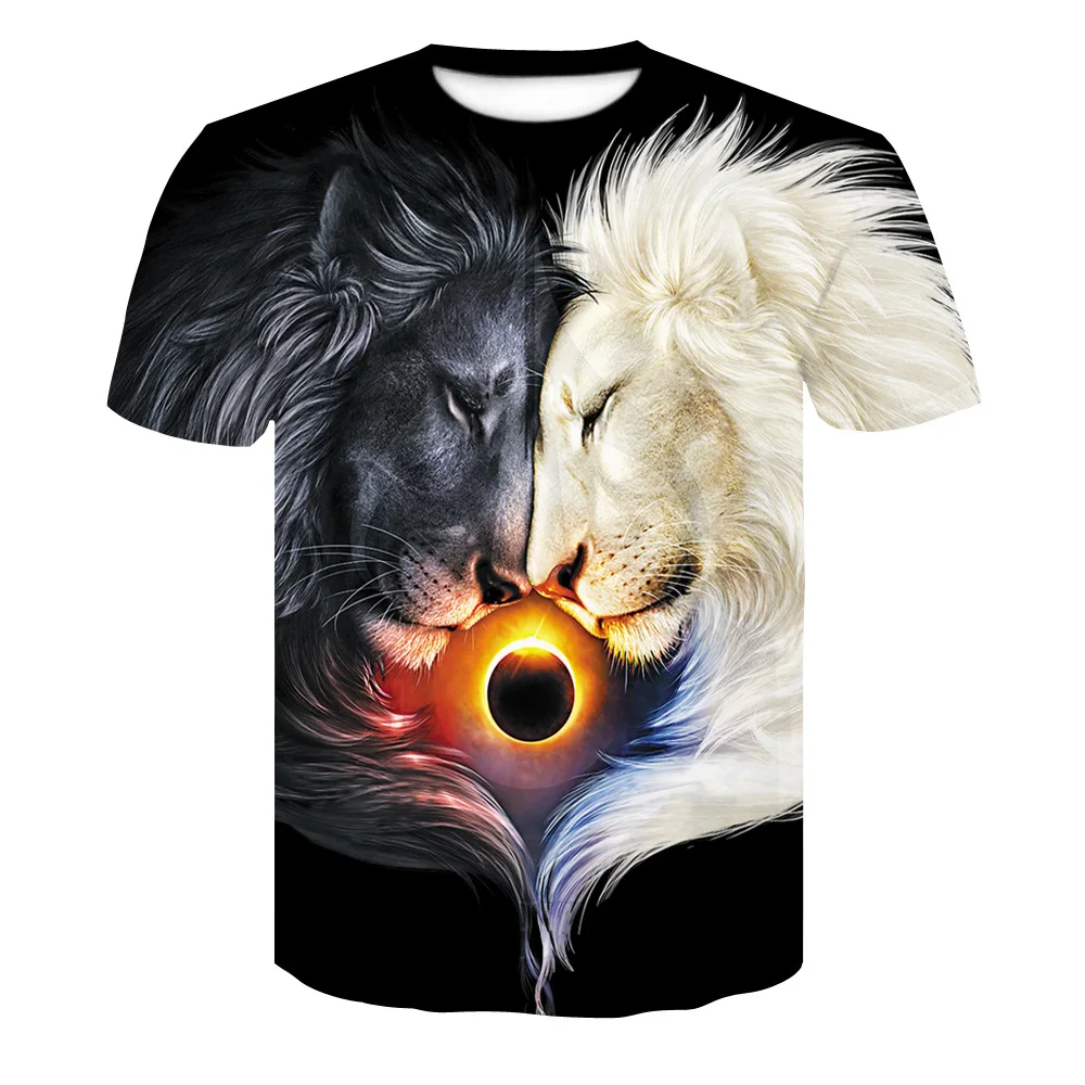 New Summer Style Hip Hop T-shirt Men / women Print Yin and Yang lion 3d T Shirt Harajuku Clothes Camisa Masculina Size S-4XL
New Summer Style Hip Hop T-shirt Men / women Print Yin and Yang lion 3d T Shirt Harajuku Clothes Camisa Masculina Size S-4XL