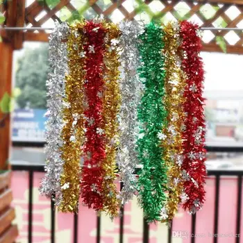 OurWarm 2M Christmas Tree Tinsel Garland Ribbon Bar Shiny Tops Christmas Tree Hanging Ornaments Home Decoration New Year 
OurWarm 2M Christmas Tree Tinsel Garland Ribbon Bar Shiny Tops Christmas Tree Hanging Ornaments Home Decoration New Year