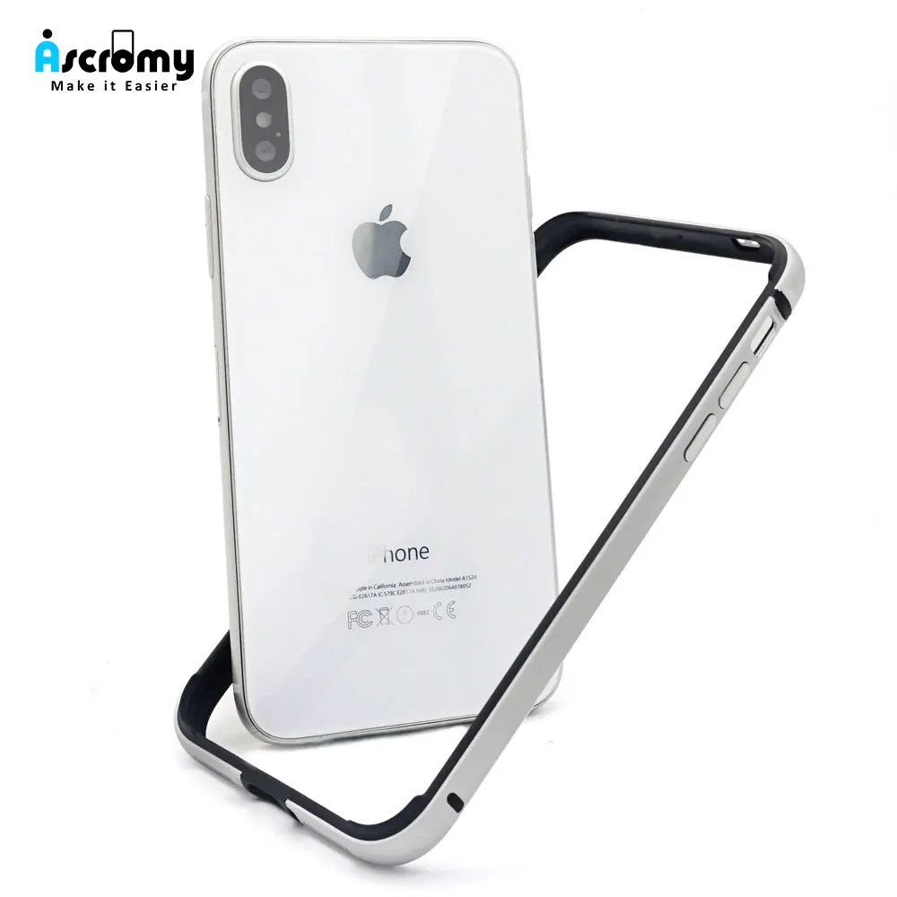 Ascromy For iPhone X Bumper Case Aluminium Metal Frame Silicone TPU Cover Bumper For iPhone XS Max XR 6.1 6.5 11 Pro Coque Phone Accessories
Ascromy For iPhone X Bumper Case Aluminium Metal Frame Silicone TPU Cover Bumper For iPhone XS Max XR 6.1 6.5 11 Pro Coque Phone Accessories