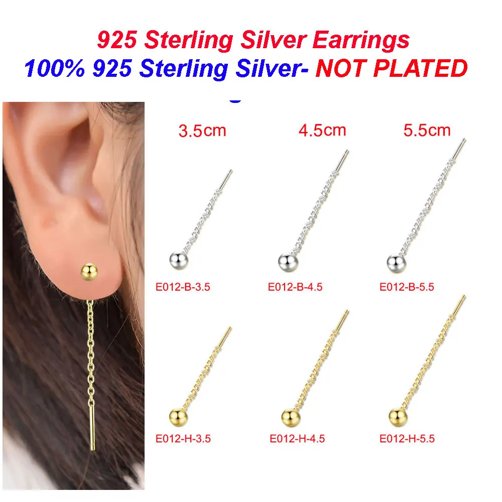 100% 925 Sterling Silver Glossy Bead Earrings Wholesale Vnistar Ball Bead Earrings for Women Stud Earrings
100% 925 Sterling Silver Glossy Bead Earrings Wholesale Vnistar Ball Bead Earrings for Women Stud Earrings