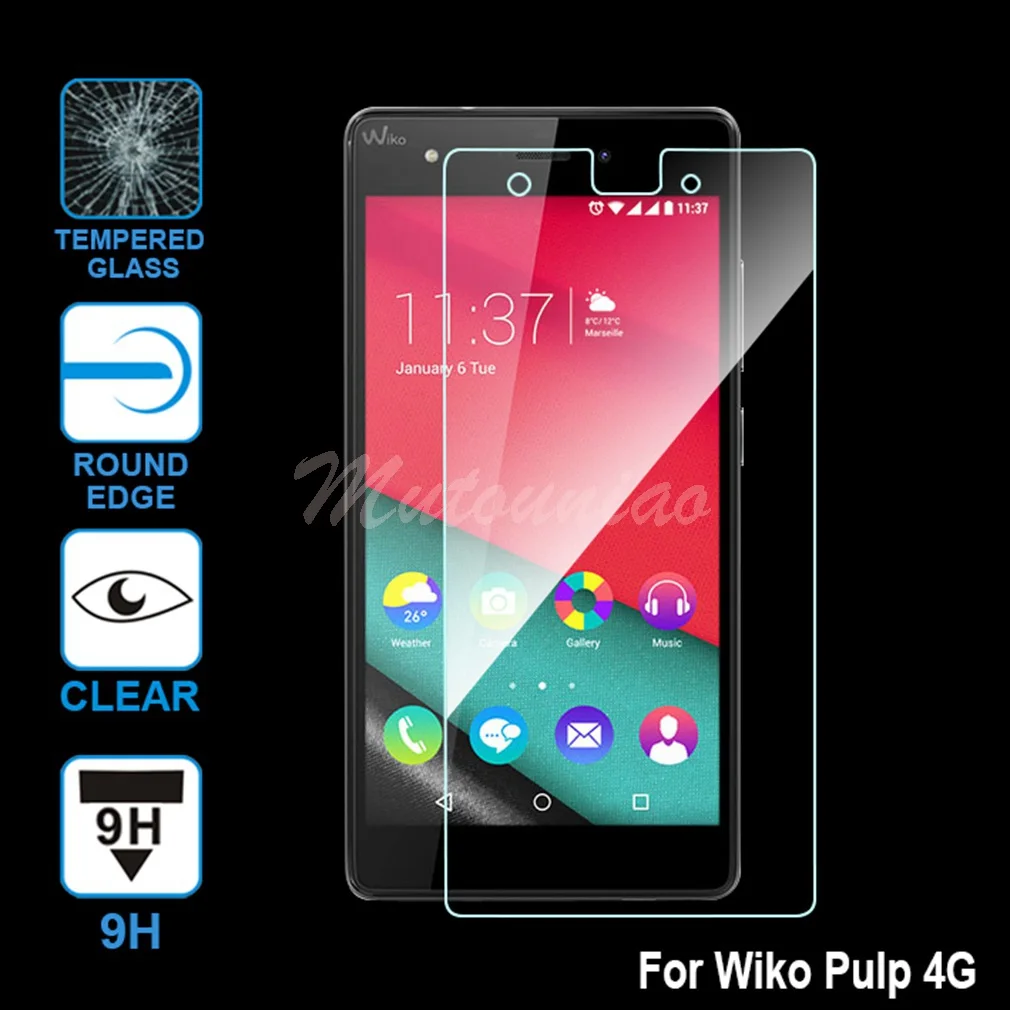 MuTouNiao For Wiko Pulp 4G 5.0 Inch Accesorios Clear 9H Premium Tempered Glass Screen Protector Anti-scratch Film For Wiko Pulp
MuTouNiao For Wiko Pulp 4G 5.0 Inch Accesorios Clear 9H Premium Tempered Glass Screen Protector Anti-scratch Film For Wiko Pulp