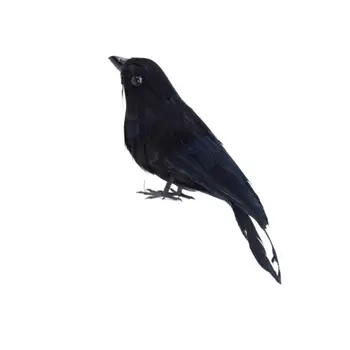16cm 1PCS Realistic Looking Halloween Decoration Birds spreading wings Black Feathered Crows Halloween Prop Decor
16cm 1PCS Realistic Looking Halloween Decoration Birds spreading wings Black Feathered Crows Halloween Prop Decor