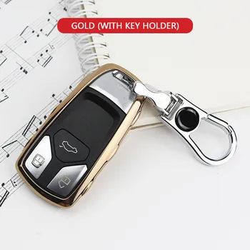 TPU Car Key Case Key Cover Key Holder For Audi A4 B9 Q5 Q7 4m TT TTS 8S 2016 2017 A4L Car Key Soft Shell Cover Holder Keyring
TPU Car Key Case Key Cover Key Holder For Audi A4 B9 Q5 Q7 4m TT TTS 8S 2016 2017 A4L Car Key Soft Shell Cover Holder Keyring