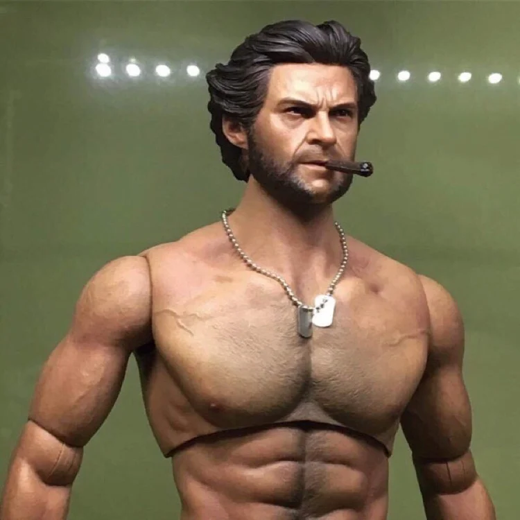 ELEVEN 1/6 Scale Wolverine Logan Head Sculpt with Cigar Young Hugh Jackman X-men Head Carving for 12inch Phicen HOT TOY Doll
ELEVEN 1/6 Scale Wolverine Logan Head Sculpt with Cigar Young Hugh Jackman X-men Head Carving for 12inch Phicen HOT TOY Doll