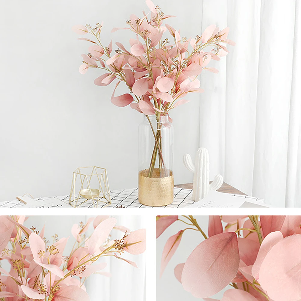 Artificial Eucalyptus Leaf Branches Flowers Simulation Green Plant Real Touch Fake Flower Home Wedding Party Desktop Decoration
Artificial Eucalyptus Leaf Branches Flowers Simulation Green Plant Real Touch Fake Flower Home Wedding Party Desktop Decoration