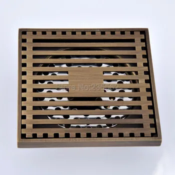 Antique Brass Tile Insert Square Floor Waste Grates Bathroom Shower Drain lhr068
Antique Brass Tile Insert Square Floor Waste Grates Bathroom Shower Drain lhr068