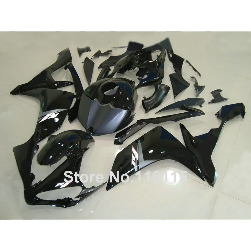 Injection molding perfect fit for YAMAHA YZF R1 2007 2008 fairing kit YZF-R1 07 08 all glossy black full fairings set CF44
Injection molding perfect fit for YAMAHA YZF R1 2007 2008 fairing kit YZF-R1 07 08 all glossy black full fairings set CF44