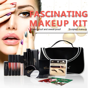 16 Pcs/Set Makeup Set Eyeshadow Eyebrow Pencil Eyeliner Makeup Brushes Highlighter Stick Eyelashes Loose Powder Matte Lip Gloss
16 Pcs/Set Makeup Set Eyeshadow Eyebrow Pencil Eyeliner Makeup Brushes Highlighter Stick Eyelashes Loose Powder Matte Lip Gloss