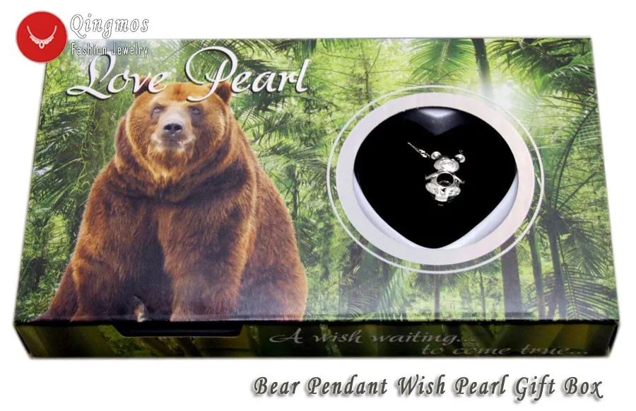 Qingmos Wish Pearl 12*20mm Bear Cage Chokers Necklace for Women & Trendy Oyster Love Pearl Pendant & Necklace Chain-who3655
Qingmos Wish Pearl 12*20mm Bear Cage Chokers Necklace for Women & Trendy Oyster Love Pearl Pendant & Necklace Chain-who3655