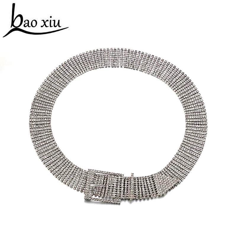 Fashion Woman silver metal Belts Full Rhinestone crystal bride wide Belts Belly Chain Belt Luxury cool Belt Lady Ceinture Femme
Fashion Woman silver metal Belts Full Rhinestone crystal bride wide Belts Belly Chain Belt Luxury cool Belt Lady Ceinture Femme