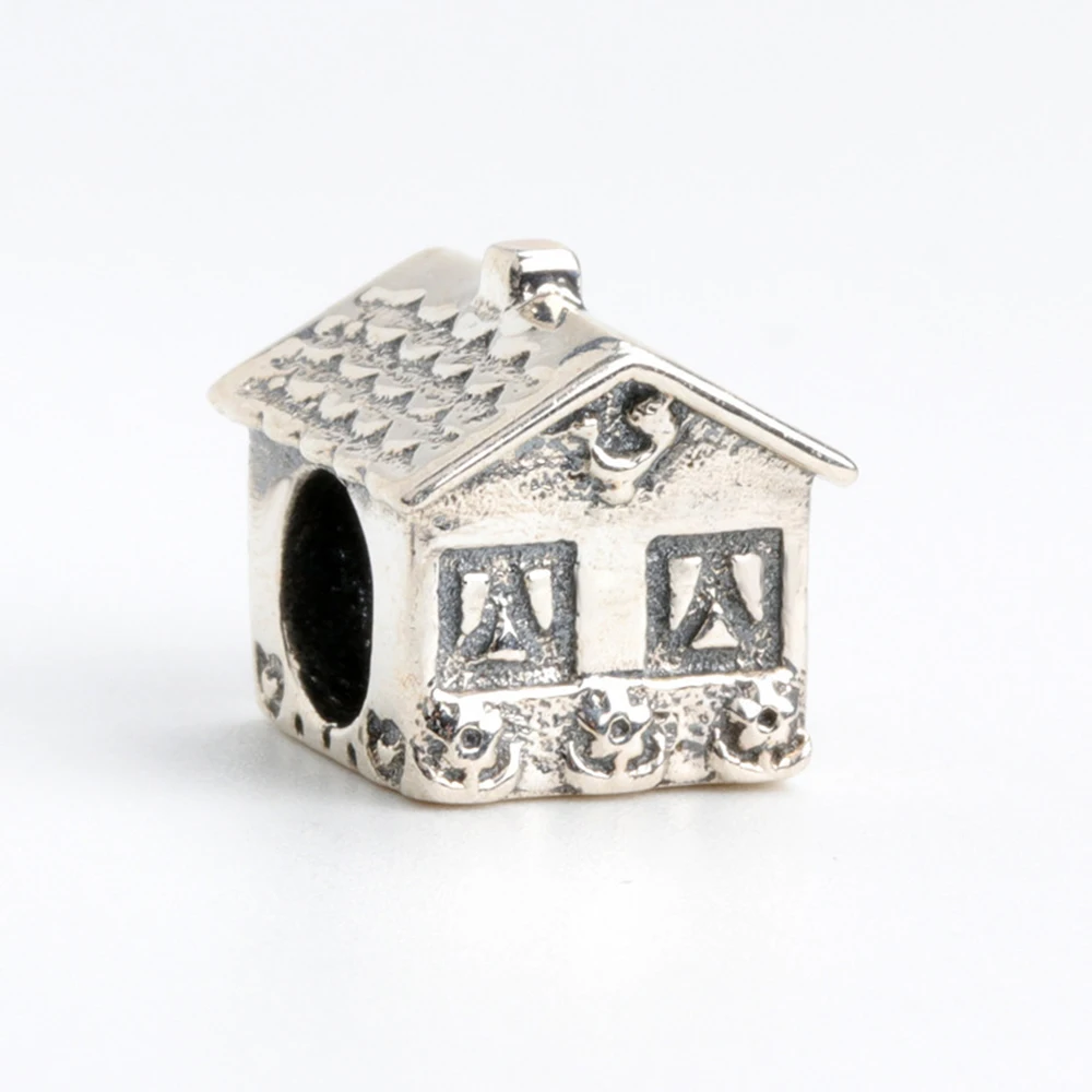 Hot Sale Silver Color Charm Bead Retro Simple House Beads For Original Pandora Charm Bracelets & Bangles Jewelry
Hot Sale Silver Color Charm Bead Retro Simple House Beads For Original Pandora Charm Bracelets & Bangles Jewelry