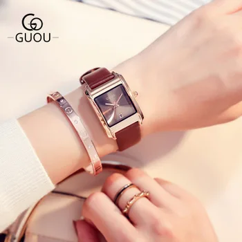 New Fashion Square dial Quartz Luxury Watch Women simple temperament Watches Genuine Leather strap Wristwatch relogio feminino
New Fashion Square dial Quartz Luxury Watch Women simple temperament Watches Genuine Leather strap Wristwatch relogio feminino