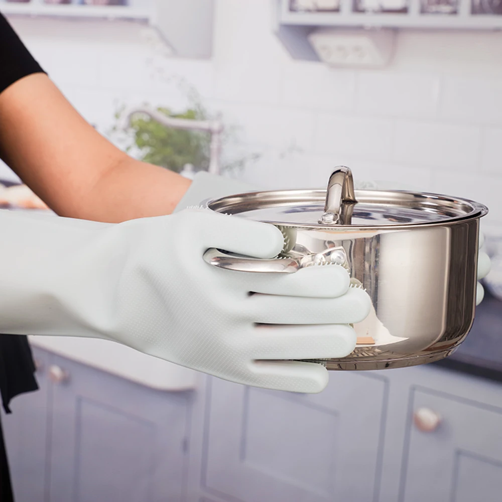 Kitchen Silicone Scrubber Cleaning Gloves Heat Resistant Washing Glove Easy Household Magic Silicone Gloves For Car Pet Bathroom
Kitchen Silicone Scrubber Cleaning Gloves Heat Resistant Washing Glove Easy Household Magic Silicone Gloves For Car Pet Bathroom