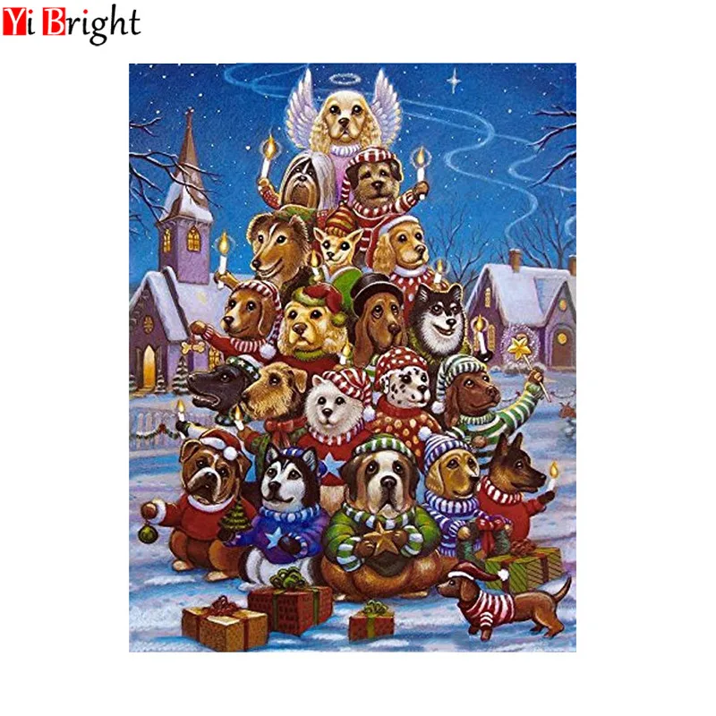 5D DIY Diamond Painting "Christmas Dog" Embroidery Full Square Diamond Painting Cross Stitch Mosaic Rhinestone Picture XY1
5D DIY Diamond Painting "Christmas Dog" Embroidery Full Square Diamond Painting Cross Stitch Mosaic Rhinestone Picture XY1