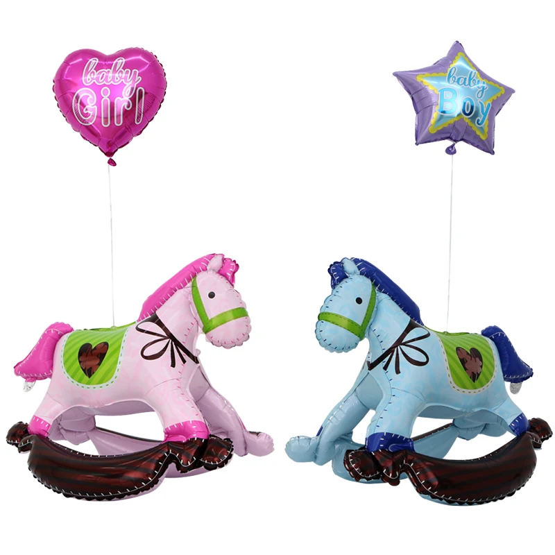 1pcs/lot 3D pink blue wooden horse Foil Balloons boy and girl Classic Toys Trojan horse helium balloons birthday Party Supplies
1pcs/lot 3D pink blue wooden horse Foil Balloons boy and girl Classic Toys Trojan horse helium balloons birthday Party Supplies