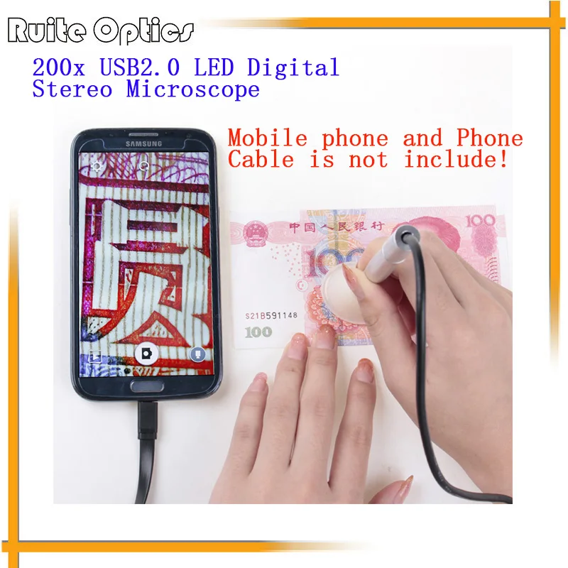Portable 1.3MP 200x USB 2.0 LED Illumination Digital Stereo Microscope Stamp Jewelry Magnifier
Portable 1.3MP 200x USB 2.0 LED Illumination Digital Stereo Microscope Stamp Jewelry Magnifier