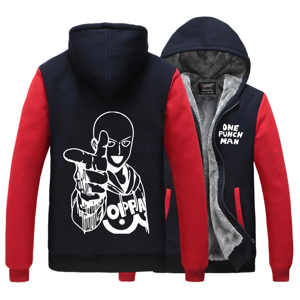 Hot Cartoon ONE PUNCH MAN Long Sleeves thickening Hoodies Casual Sweats Coat Zipper Hooded Tops
Hot Cartoon ONE PUNCH MAN Long Sleeves thickening Hoodies Casual Sweats Coat Zipper Hooded Tops