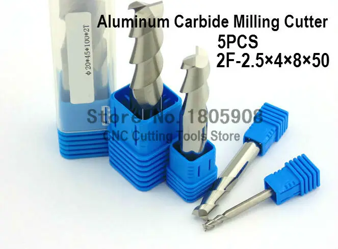 5PCS 2 Flute 2F-2.5*4*8*50 CNC tool tungsten alloy milling cutter special flat aluminum Carbide cutter aluminum milling cutter
5PCS 2 Flute 2F-2.5*4*8*50 CNC tool tungsten alloy milling cutter special flat aluminum Carbide cutter aluminum milling cutter