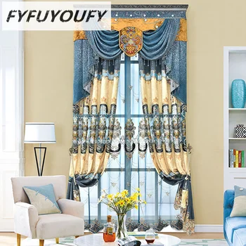Europe Cotton high quality embroidered luxury shading curtains for Living Room window curtain Bedroom Window curtain Hotel
Europe Cotton high quality embroidered luxury shading curtains for Living Room window curtain Bedroom Window curtain Hotel