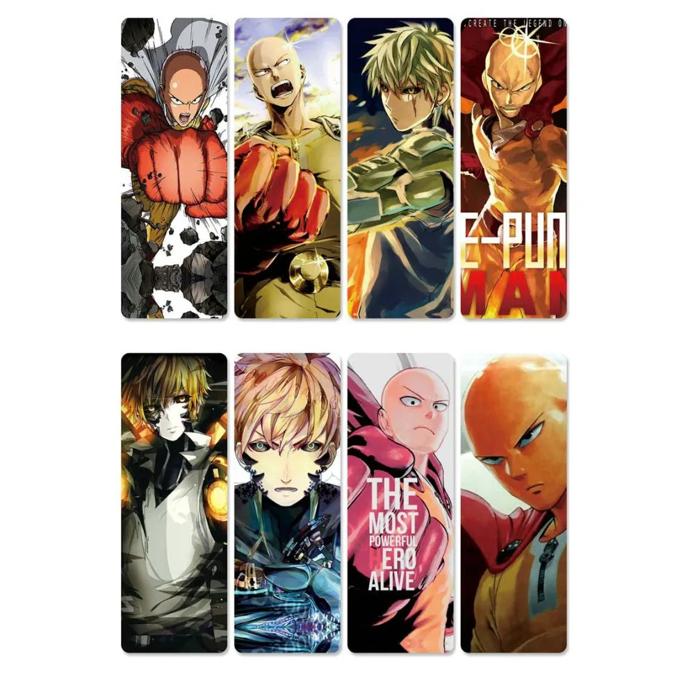 8pcs/sheet ONE PUNCH MAN Anime Bookmark Waterproof Transparent PVC Plastic Bookmarks Colorful Kids Book Marks Cartoon Bookmarker
8pcs/sheet ONE PUNCH MAN Anime Bookmark Waterproof Transparent PVC Plastic Bookmarks Colorful Kids Book Marks Cartoon Bookmarker