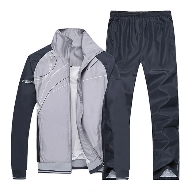 New Men Sets Fashion Autumn Spring Sporting Suit Sweatshirt +Sweatpants Male Sportswear Clothing 2 Pieces Sets Slim Tracksuit 
New Men Sets Fashion Autumn Spring Sporting Suit Sweatshirt +Sweatpants Male Sportswear Clothing 2 Pieces Sets Slim Tracksuit