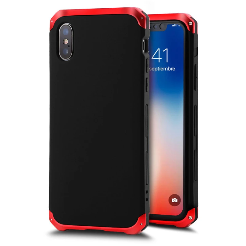 For iPhone XS MAX Case XR Luxury Shockproof Aluminum Metal Bumper Hard PC Back Cover Protection Armor For iphoneXS MAX XR Coque
For iPhone XS MAX Case XR Luxury Shockproof Aluminum Metal Bumper Hard PC Back Cover Protection Armor For iphoneXS MAX XR Coque