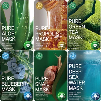 TOSOWOONG Pure Mask Pack 12pcs Face Mask Acne Treatment Black Head Remover Moisturizing (2pcs Of 6 Types) Korea Cosmetics
TOSOWOONG Pure Mask Pack 12pcs Face Mask Acne Treatment Black Head Remover Moisturizing (2pcs Of 6 Types) Korea Cosmetics