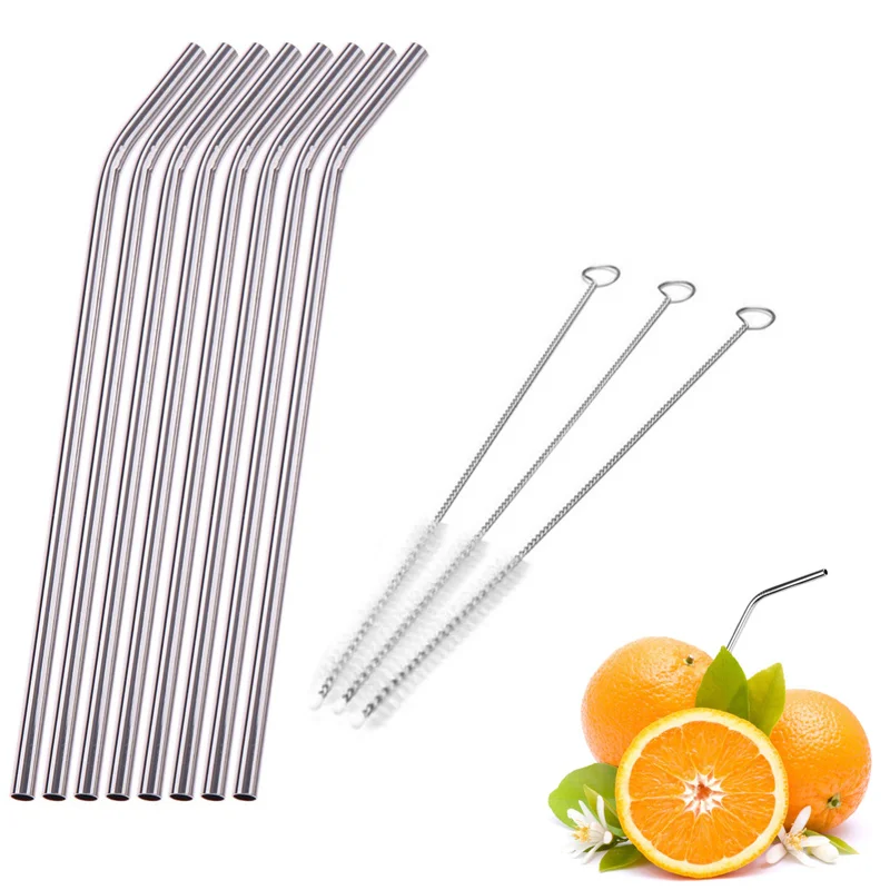 Drinking Straws Reusable Stainless Steel Drinking Straws with Cleaner Brush Tube Straws Wedding Party Drinking Accessories
Drinking Straws Reusable Stainless Steel Drinking Straws with Cleaner Brush Tube Straws Wedding Party Drinking Accessories