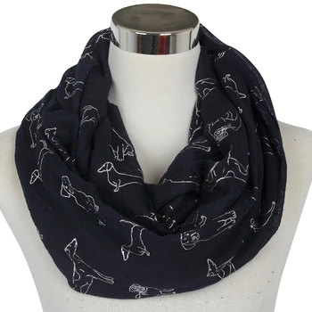 Winfox 2019 Fashion Grey Navy Bronzing Silver Dog Infinity Scarves Ring Loop For Womens
Winfox 2019 Fashion Grey Navy Bronzing Silver Dog Infinity Scarves Ring Loop For Womens