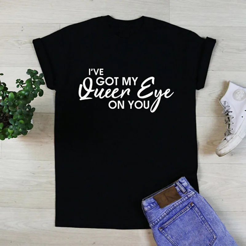 TShirt Women Shirts Vintage Super Soft Plus Size T Shirt Funny T-Shirt Tops Womens Clothing Tees Got My Queer Eye on You XS-3XL
TShirt Women Shirts Vintage Super Soft Plus Size T Shirt Funny T-Shirt Tops Womens Clothing Tees Got My Queer Eye on You XS-3XL