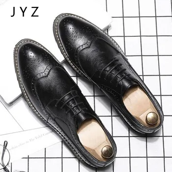 2018 Vintage Fashion Mens Dress Shoes Lace Up Oxfords Brogue Shoes Man Black Brown Size 45 46 44 men0008
2018 Vintage Fashion Mens Dress Shoes Lace Up Oxfords Brogue Shoes Man Black Brown Size 45 46 44 men0008