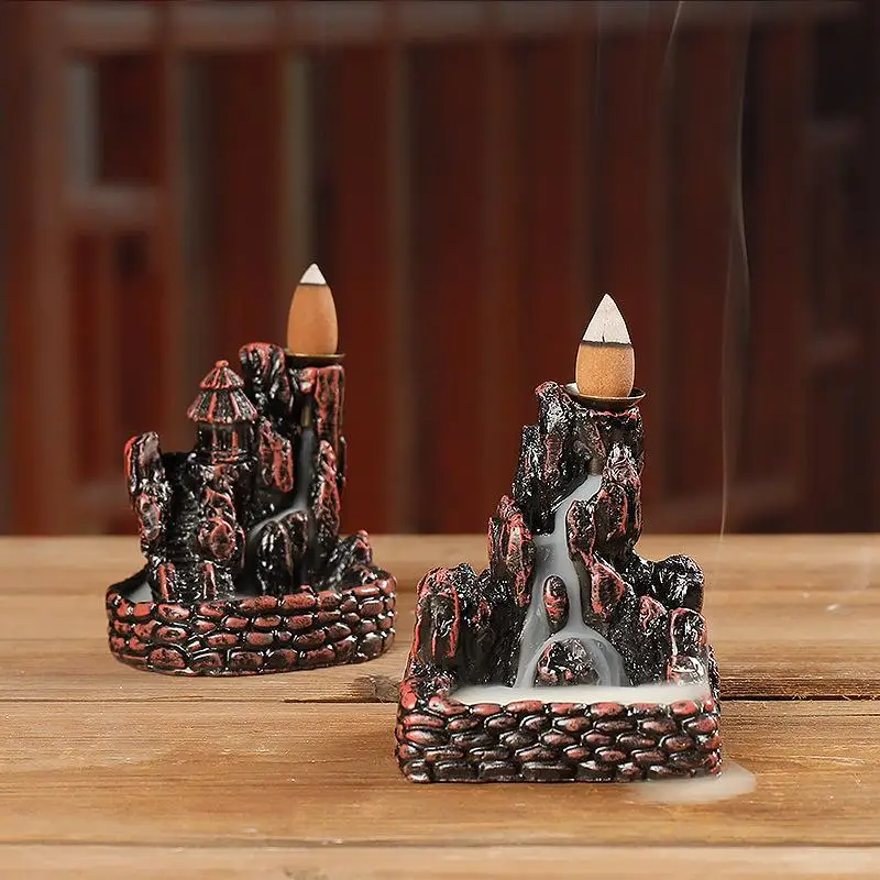 New Traditional Mountain Shape Smoke Waterfall Incense Burner Classic Backflow Incense Burner Home Decor +10pcs Free Cones
New Traditional Mountain Shape Smoke Waterfall Incense Burner Classic Backflow Incense Burner Home Decor +10pcs Free Cones
