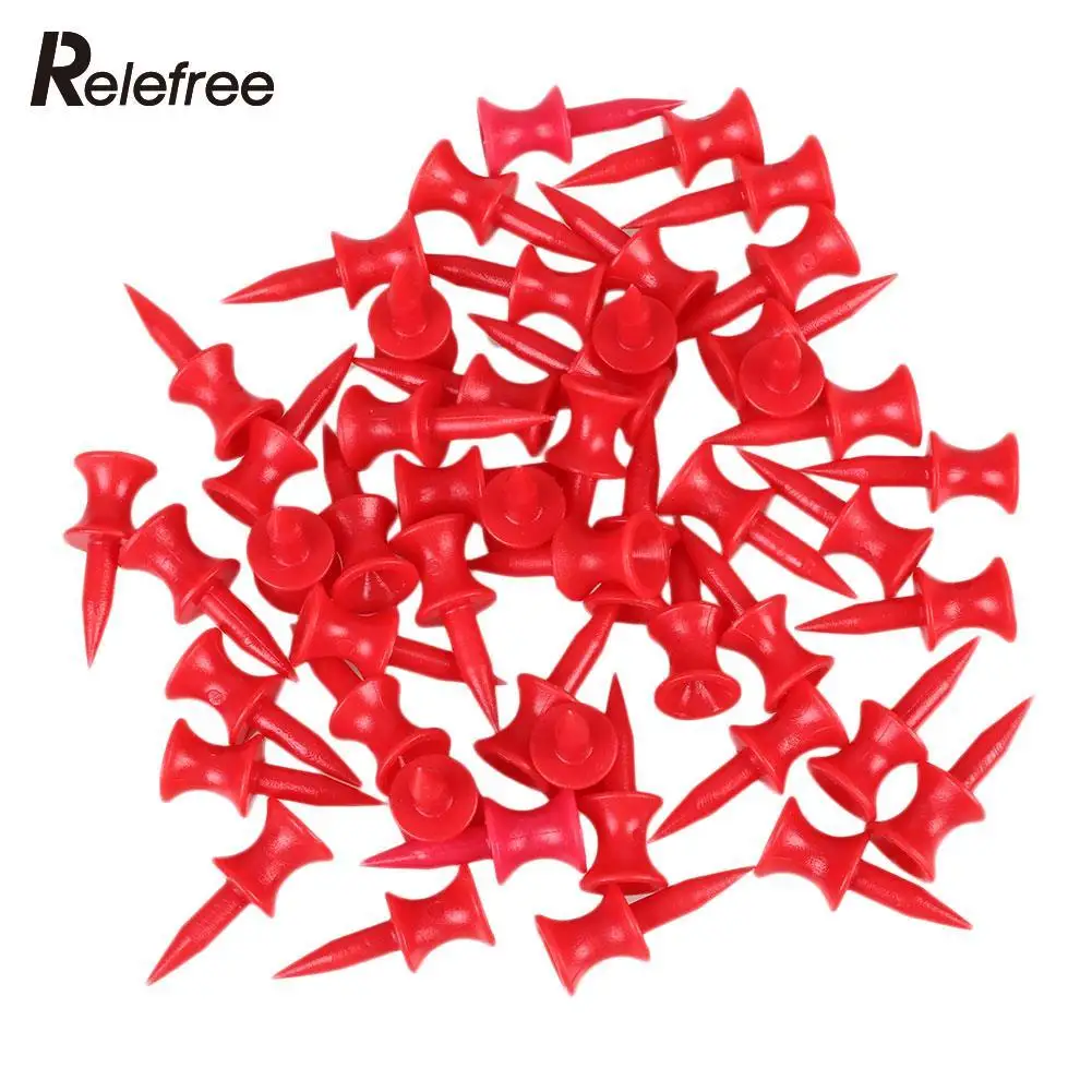 Relefree 100Pcs Outdoor Sports Double-deck Red Golf Tees Range For Glof Club Training
Relefree 100Pcs Outdoor Sports Double-deck Red Golf Tees Range For Glof Club Training